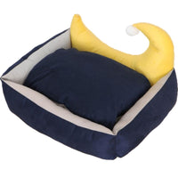 Thumbnail for Floofi Pet Bed Moon Design (L Blue)