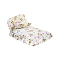 Thumbnail for Floofi Pet Bed With Pillow and Quilt Bear (M)