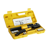 Thumbnail for RYNOMATE 8 Ton Hydraulic Crimping Tool with 9 Dies( Yellow)