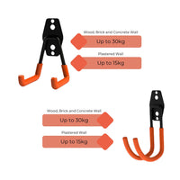 Thumbnail for RYNOMATE 16 Pack Garage Hooks Heavy Duty (Orange)