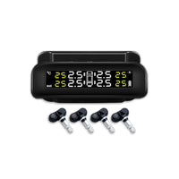 Thumbnail for RYNOMATE Tire Pressure Monitoring System (External Solar Power Stick on Windshield 4 Sensor)