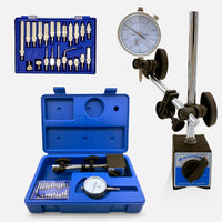 Thumbnail for RYNOMATE Dial Indicator Gauge Magnetic Base with 22 Indicator Point Set (Blue)