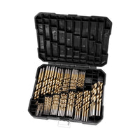 Thumbnail for RYNOMATE 230 pcs Drill Bits Set with Black Plastic Case (Gold)