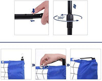 Thumbnail for SONGMICS 4m Portable Tennis Badminton Net Blue