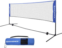 Thumbnail for SONGMICS 5m Portable Tennis Badminton Net Blue