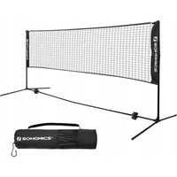 Thumbnail for SONGMICS 5m Portable Tennis Badminton Net Black