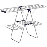 Thumbnail for SONGMICS Foldable 2-Level Clothes Airer