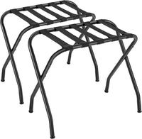 Thumbnail for SONGMICS Steel Folding Luggage Rack Pack of 2 Black