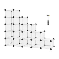 Thumbnail for SONGMICS 15 Slot Storage Shelf Customizable Design Rectangular Storage Organiser White