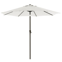 Thumbnail for SONGMICS 2.7m Patio Outdoor Table Umbrella White