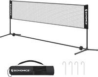 Thumbnail for SONGMICS 3m Portable Tennis Badminton Net Black