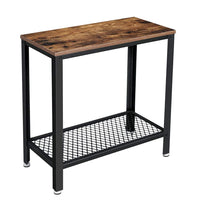 Thumbnail for VASAGLE Industrial Side Table Rustic Brown