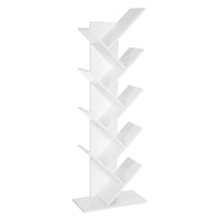 Thumbnail for VASAGLE Tree Bookshelf 8 Tier White LBC11WTV1 LBC11WTV1