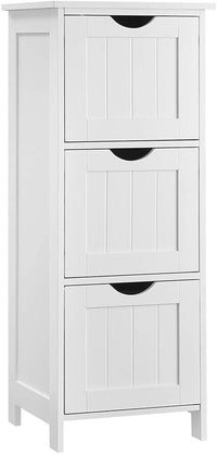 Thumbnail for VASAGLE Floor Cabinet with 3 Drawers White