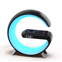 Thumbnail for VOCTUS 5 in 1 Bedside Table Lamp with 15W Quick Wireless Charger (Black)