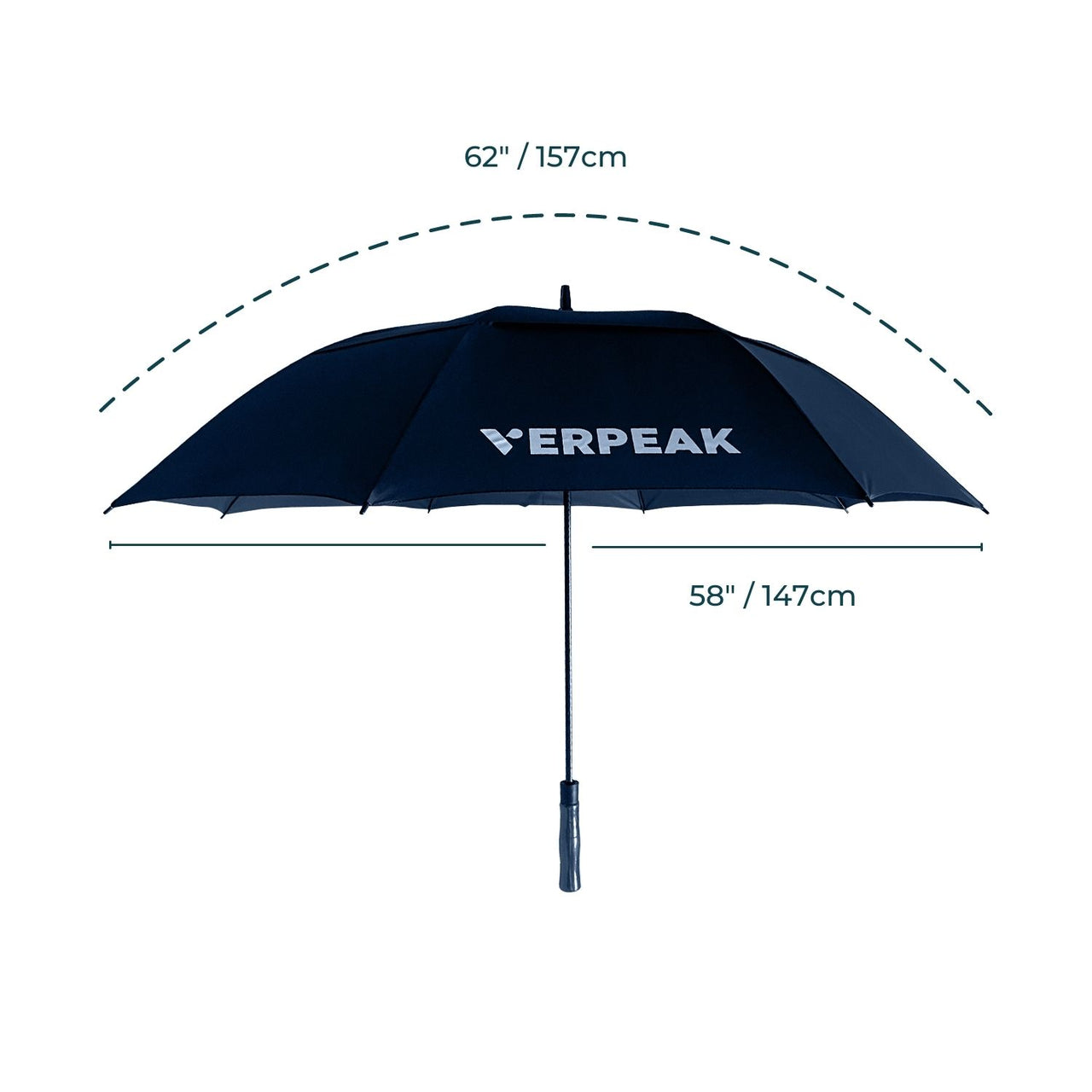 Verpeak Golf Umbrella Blue 62"