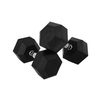 Thumbnail for Verpeak Rubber Hex Dumbbells (7.5KG x 2) VP-DB-103