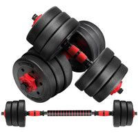 Thumbnail for VERPEAK Adjustable Rubber Dumbbell 10kg VP-DB-126-CH / VP-DB-126-LX