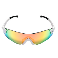 Thumbnail for Verpeak Sport Sunglasses Type 2 (White frame with black end tip)