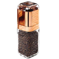 Thumbnail for Salt and Pepper Grinder - 180ml Glass Design + Rose Gold Bottle Manual Hand Mill