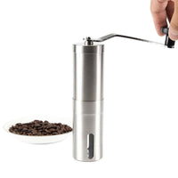 Thumbnail for Coffee Bean Grinder - Stainless Steel Ceramic Burr Manual Hand Crank Nut Mill