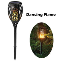 Thumbnail for 51 LED Bulbs Torch Solar Garden Outdoor Flame Dancing Flickering Light Auto Lamp