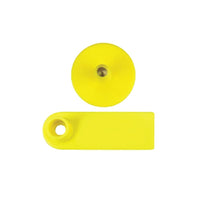 Thumbnail for 100x Cattle Ear Tags 5x2cm Set - Mini Yellow Blank Pig Goat Livestock Label