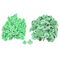 Thumbnail for 1-100 Cattle Number Ear Tags Set - Round Green Pig Sheep Goat Livestock Label