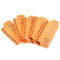 Thumbnail for 1-100 Cattle Number Ear Tag 6x7cm Set - Medium Orange Cow Sheep Livestock Label