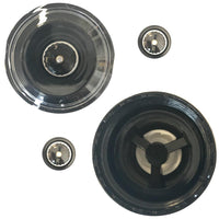 Thumbnail for 1x 150ml Glass Salt or Pepper Grinder 12cm - Adjustable Ceramic Core Short Mill