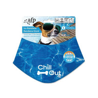 Thumbnail for S - Dog Cooling Bandana Ice Neck Collar AFP Chill Out Pet Cool Scarf Cold Small