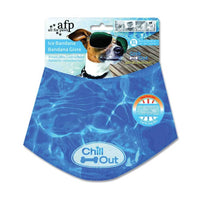 Thumbnail for XL - Dog Cooling Bandana Ice Neck Collar AFP Chill Out Pet Cool Scarf Cold X Large