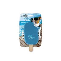 Thumbnail for Dog Drinking Sponge Soak - Blueberry Ice Cream Shape Chew Play Toy AFP - Blue