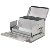 Thumbnail for 9kg Automatic Chook Chicken Feeder Poultry Auto Treadle Aluminium Metal Feeders