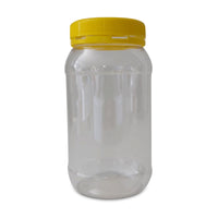 Thumbnail for 10x 1Kg Plastic Honey Jars + Lids - Round Clear Food Grade Packaging Containers