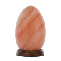Thumbnail for 12V 12W Egg Himalayan Pink Salt Lamp Carved Rock Crystal Light Bulb On/Off Switch
