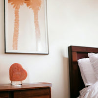 Thumbnail for 12V 12W Heart Himalayan Pink Salt Lamp Carved Rock Crystal Light Bulb On/Off Switch