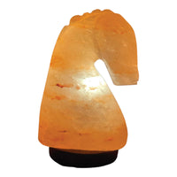 Thumbnail for 12V 12W Horse Himalayan Pink Salt Lamp Carved Knight Rock Crystal Light Bulb On/Off