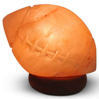 Thumbnail for 12V 12W Rugby Himalayan Pink Salt Lamp Carved Footy Rock Crystal Light Bulb On/Off