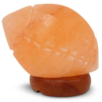 Thumbnail for 12V 12W Rugby Himalayan Pink Salt Lamp Carved Footy Rock Crystal Light Bulb On/Off