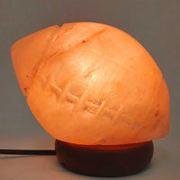 Thumbnail for 12V 12W Rugby Himalayan Pink Salt Lamp Carved Footy Rock Crystal Light Bulb On/Off