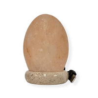 Thumbnail for USB Himalayan Salt Lamp - Egg Cone Carved Shape Pink Crystal Rock LED Light