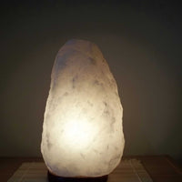 Thumbnail for 12V 12W 1-2Kg Himalayan White Salt Lamp Crystal Rock Natural Shape Unique Lamps