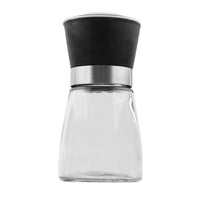 Thumbnail for 12x 150ml Glass Salt or Pepper Grinder 12cm - Adjustable Ceramic Core Short Mill