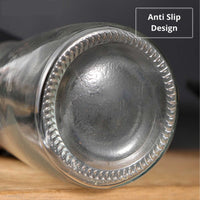 Thumbnail for 12x 150ml Glass Salt or Pepper Grinder 12cm - Adjustable Ceramic Core Short Mill
