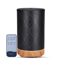 Thumbnail for Essential Oil Aroma and Remote Diffuser - 100ml Metal Art Air Mist Humidifier