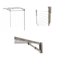 Thumbnail for Hills Folding Clothesline Everyday Single 21m Outdoor Wall Mounted Washing Line