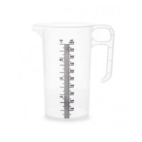Thumbnail for 20x 1L Measuring Jug Heavy Duty Clear Plastic Propylene Food Grade BPA 5 Pro-Jug