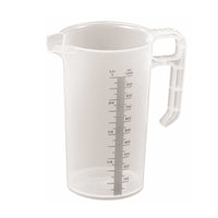 Thumbnail for 20x 1L Measuring Jug Heavy Duty Clear Plastic Propylene Food Grade BPA 5 Pro-Jug