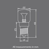 Thumbnail for 12V 12W E14 Light Bulb Replacement Globe -Himalayan Salt Lamp Switch Accessories